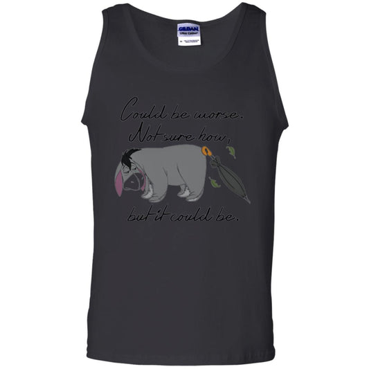 Cartoon T-shirt Could Be Worse Not Sure How But It Could Be Black
