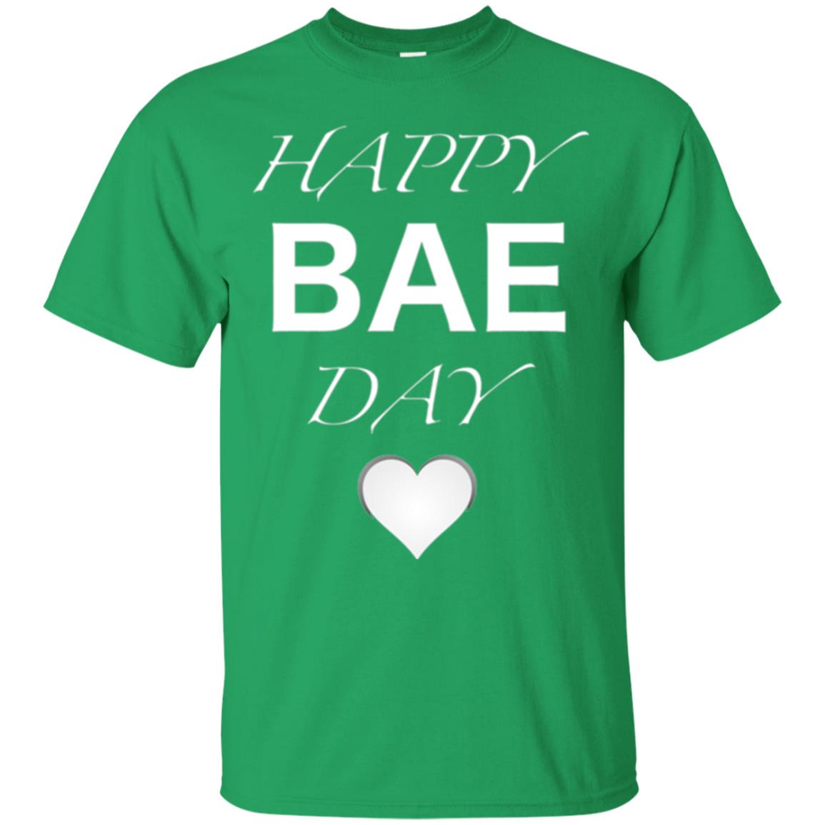 Valentine_s Day T-shirt Happy Bae Day Irish Green