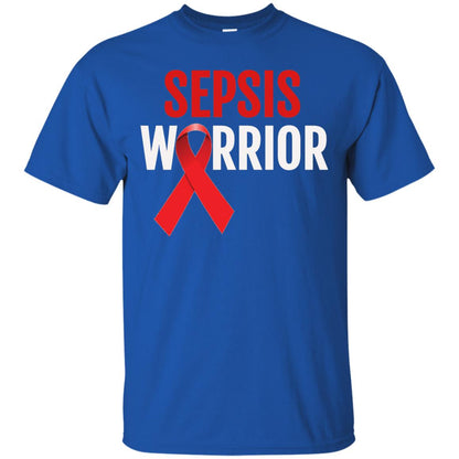 Sepsis Warrior Awareness Faith T-shirt Royal