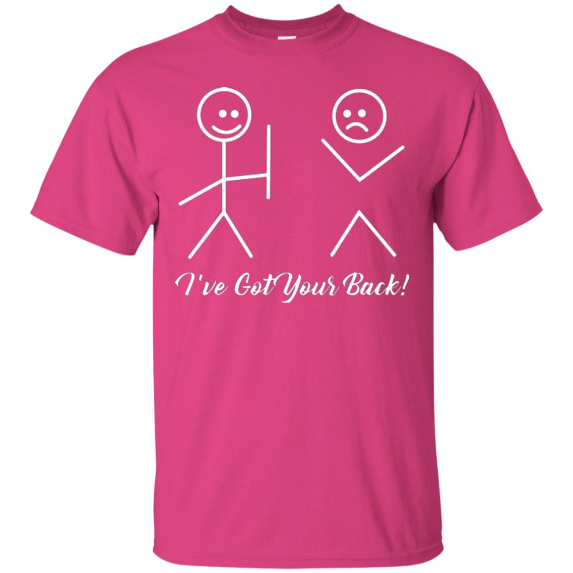 I’ve Got Your Back T-shirt Heliconia