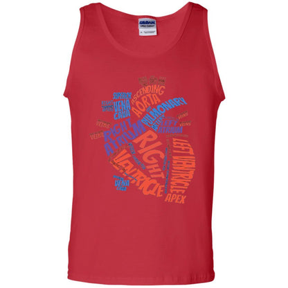 Anatomical Heart T-shirt Red