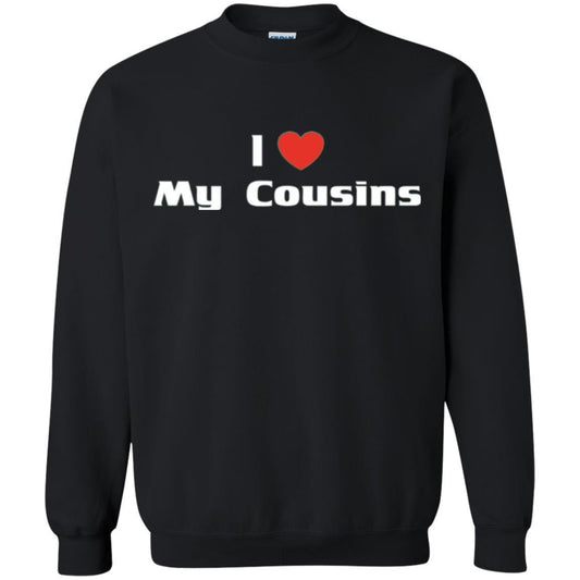 Family T-shirt I Love My Cousins Black