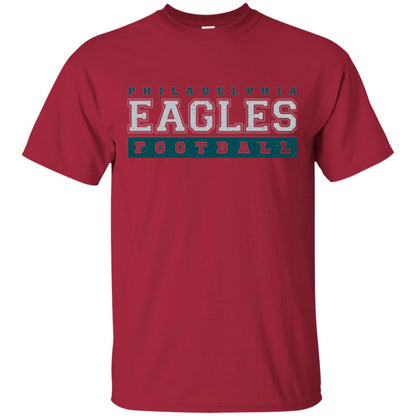 Football Lover T-shirt Philadelphia Football Fly Eagles Fly Collegiate Cardinal