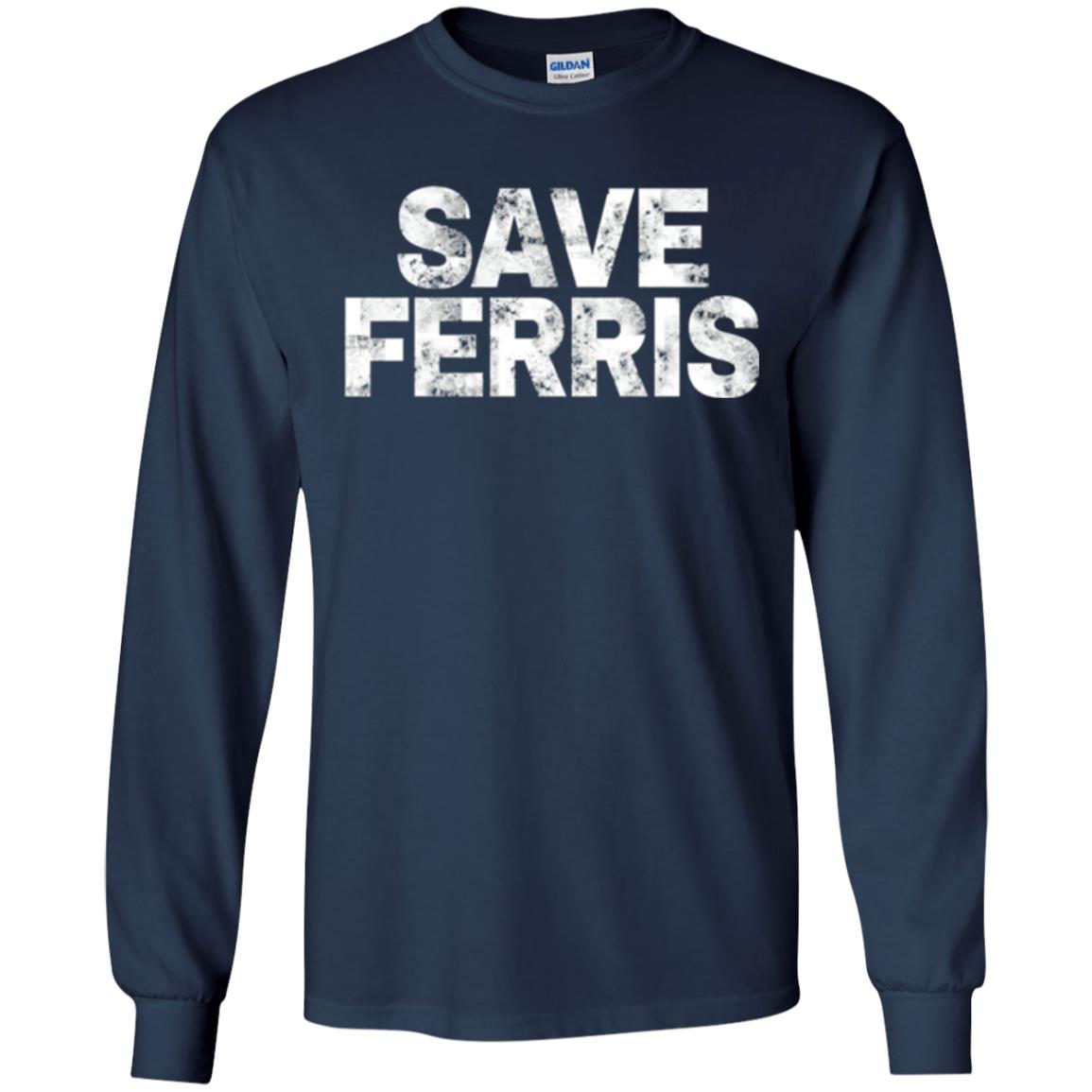 Movie T-shirt Save Ferris 80s Navy