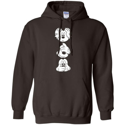 Cartoon T-shirt Disney Mickey Mouses Graphic Dark Chocolate