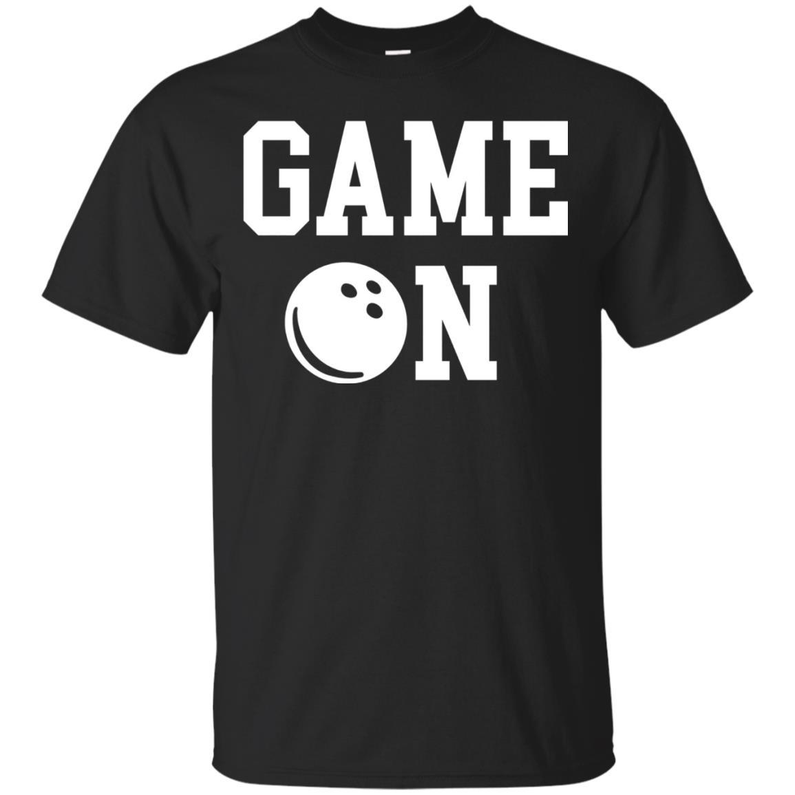 Bowler T-shirt Game On Bowling T-shirt Black