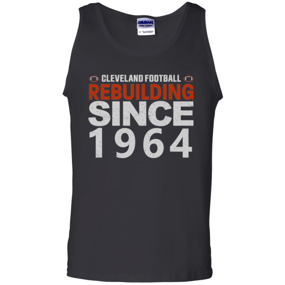 Football T-shirt Cleveland Football Rebuilding Since 1964 Black