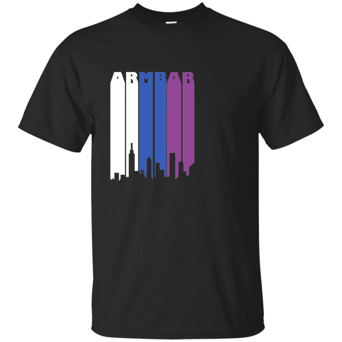 Bjj Brazilian Jiu Jitsu Armbar City T-shirt Black
