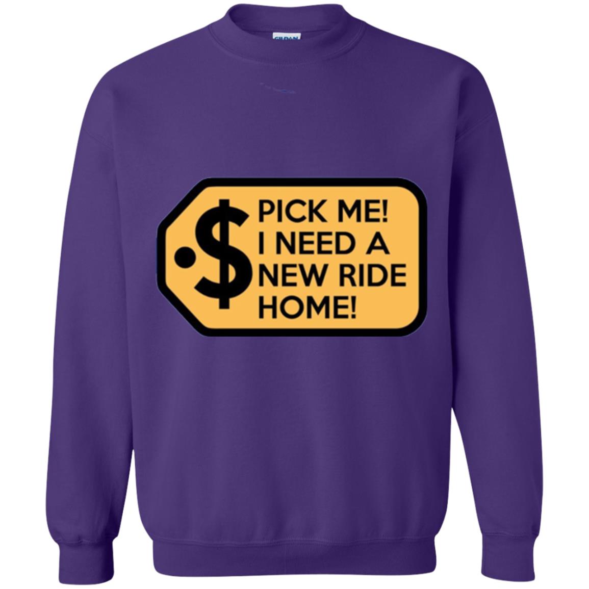 Pick Me I Need A New Ride Home Game Show T-shirt Purple