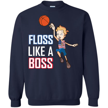 Floss Like A Boss Shirt For Basketball Players Navy
