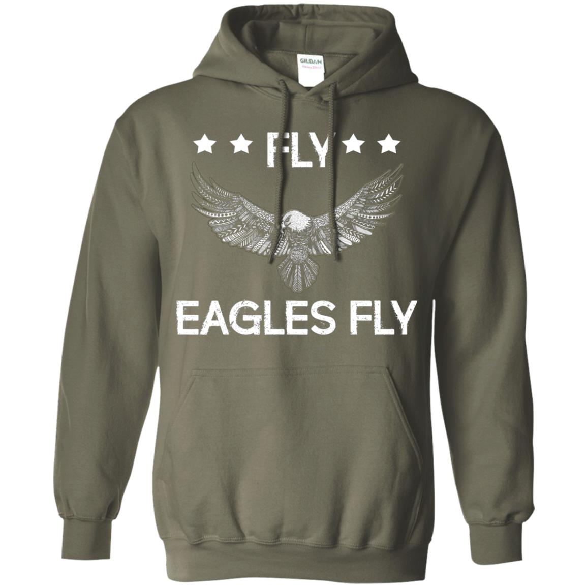 Flying Eagles Fly T-shirt Military Green