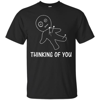 Thinking Of You Voodoo Doll T-shirt Black