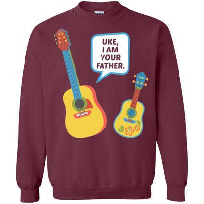 Ukulele Lovers T-shirt Uke I Am Your Father Maroon