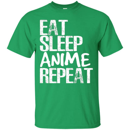 Funny Anime Binge T-shirt Eat Sleep Anime Repeat