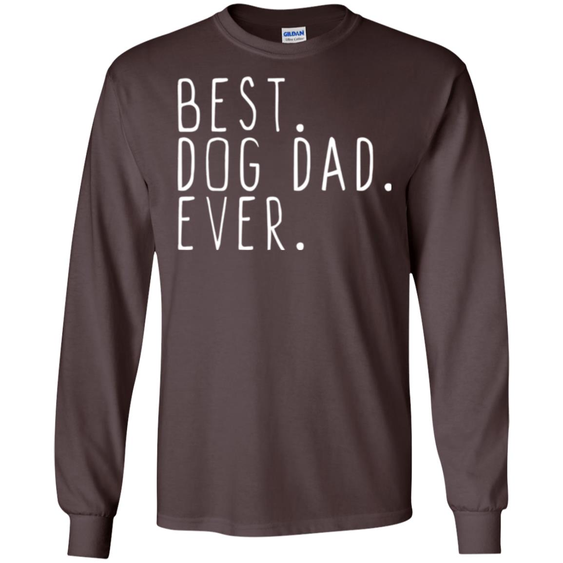 Best Dog Dad Ever T-shirt Dark Chocolate