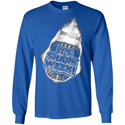 Every Day Of Shark Week T-shirt 2018 Royal