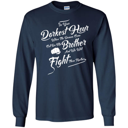 Family T-shirt In Your Darkest Hour Navy