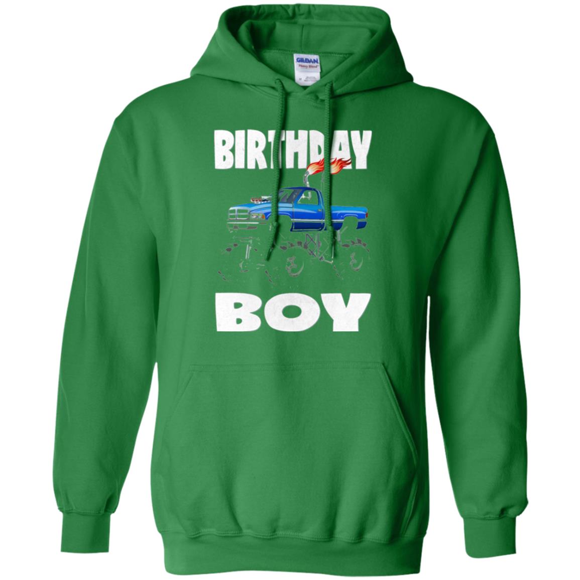 Monster Truck T-shirt Birthday Boy Vintage Irish Green