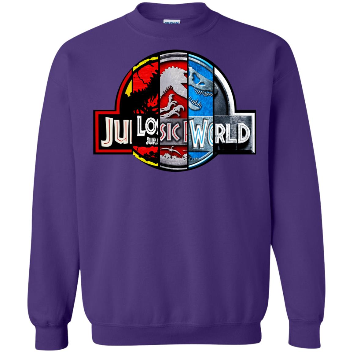 Jurassic World Movie Fan Shirt Purple
