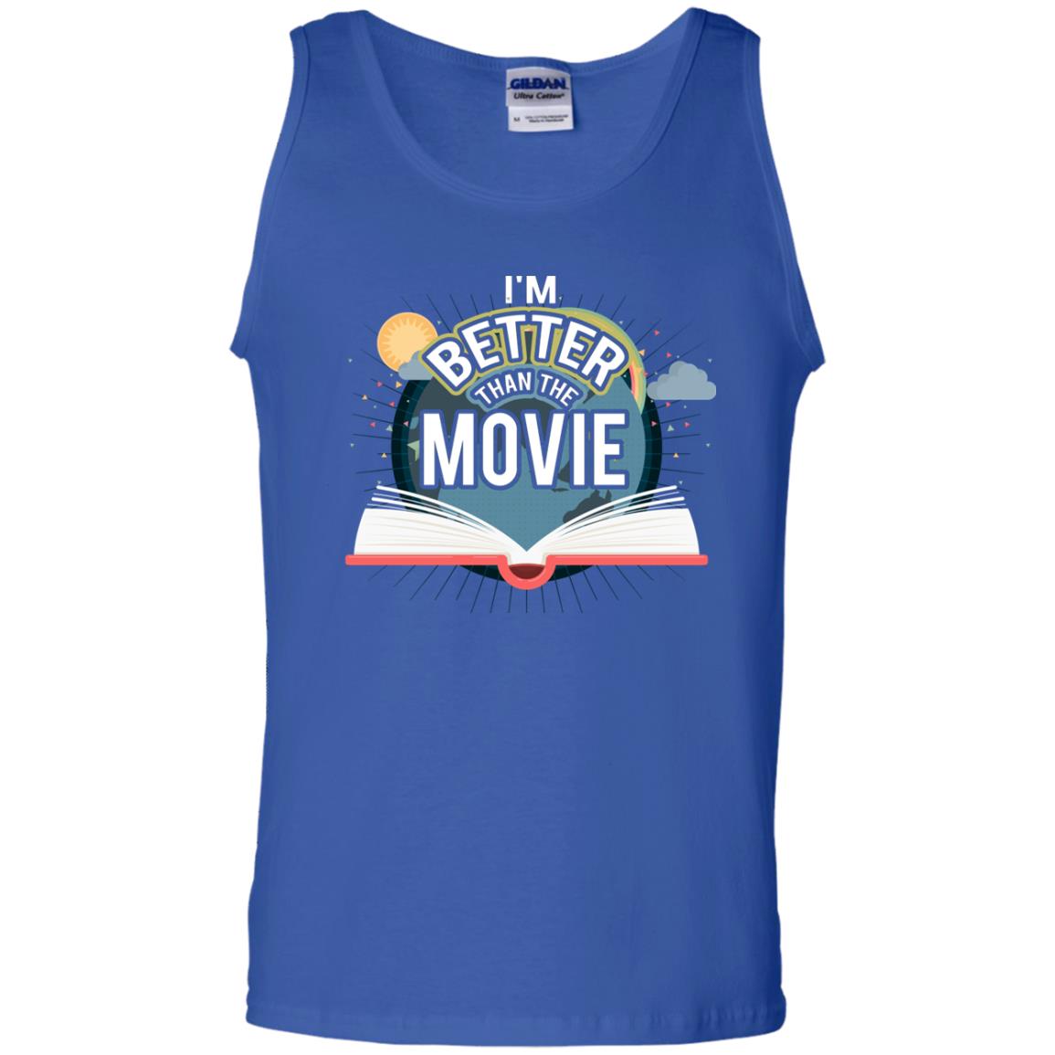 Im Better Than The Movie Bookworm T-shirt Royal