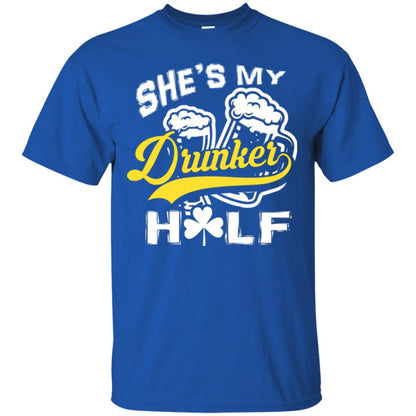 She's My Drunker Half Saint Patrick's Day T-shirt Royal