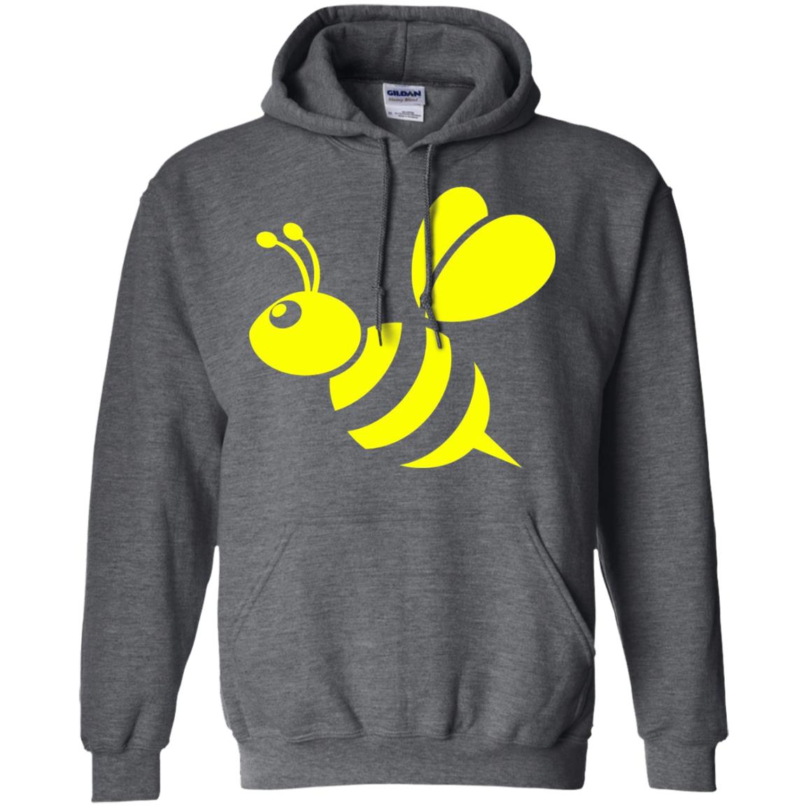 Yellow Honeybee Bee Lover T-shirt Dark Heather