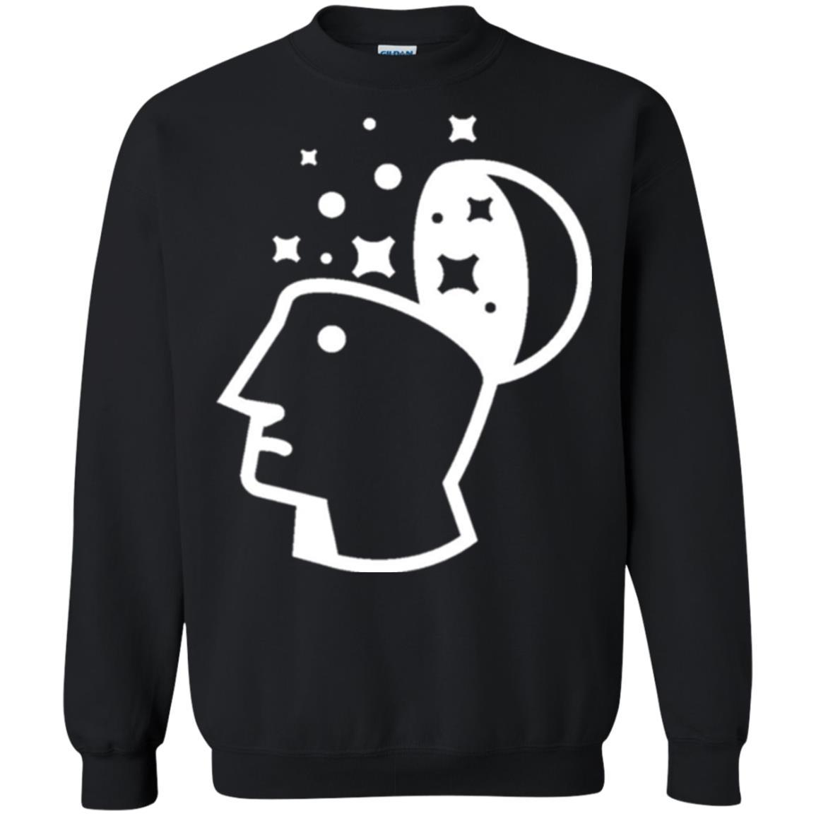 Look Into His Head Creative Thinking T-shirt Black