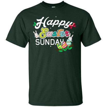Christian T-shirt Happy Easter Sunday Forest
