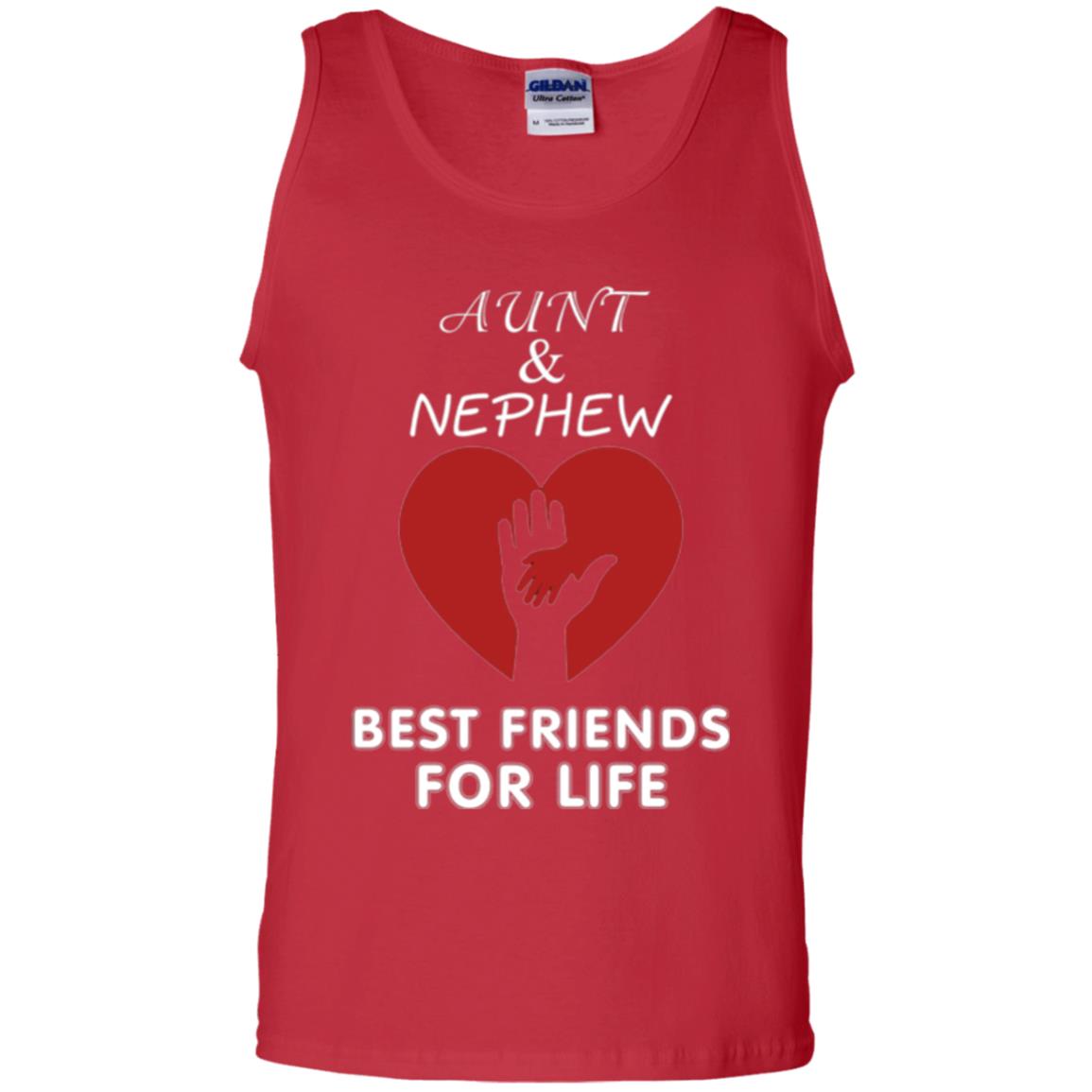 Family T-shirt Aunt And Nephew Best Friends For Life Red