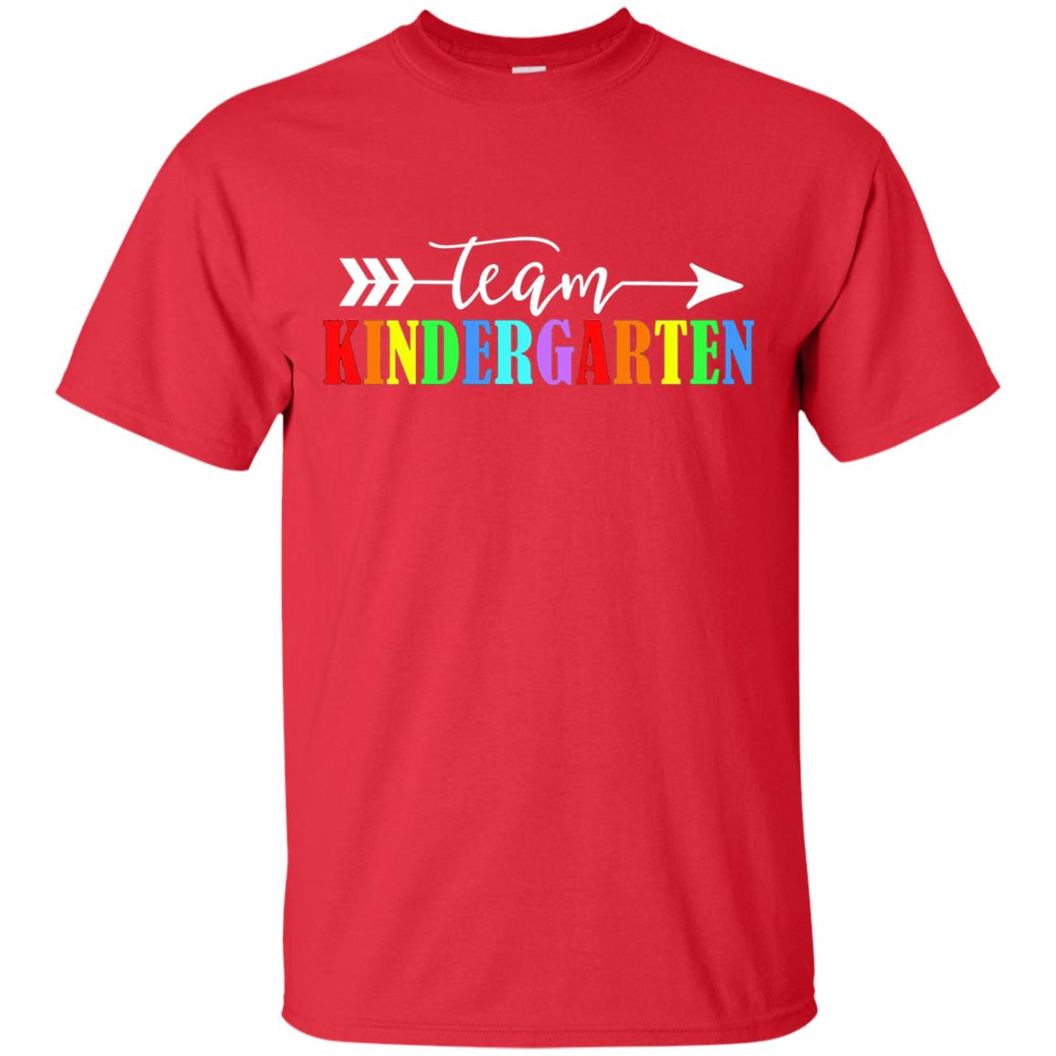 Team Kindergarten Teacher T-shirt Red