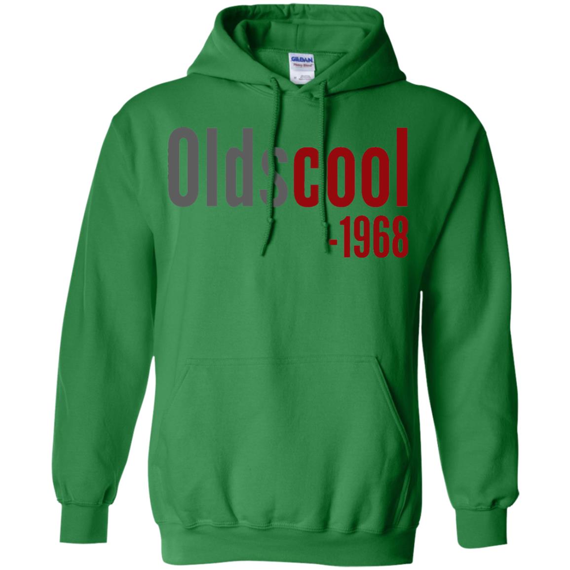 Oldscool 1968 Funny Old School 50th Birthday Gift T-shirt Irish Green