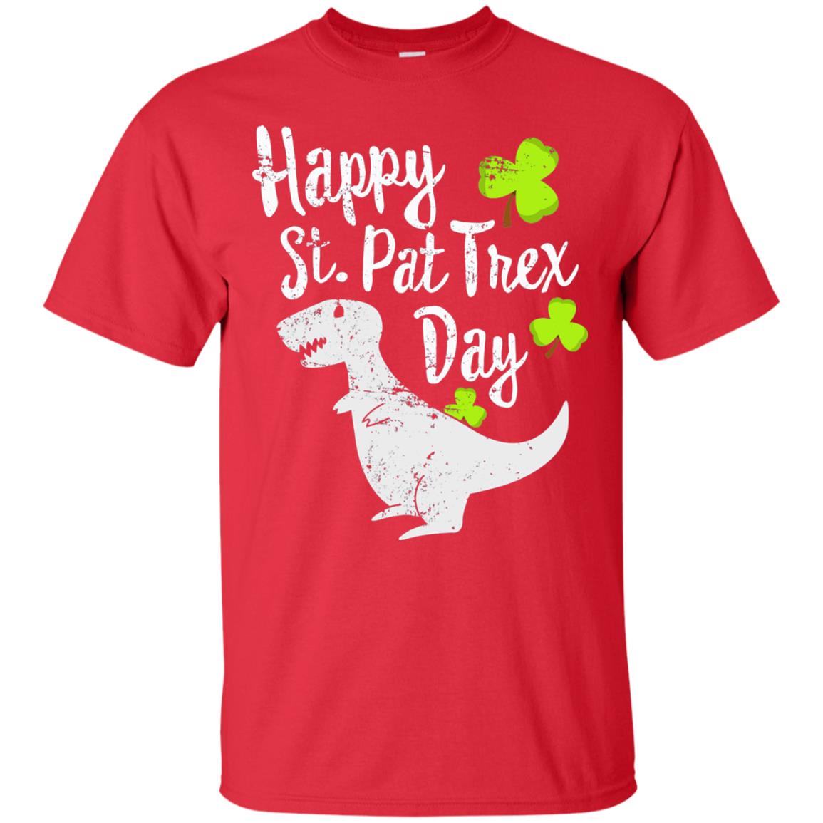 Pat T-rex Cute Stain Patricks Shirt Red