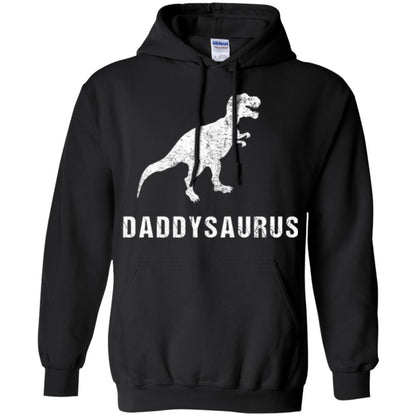 Dad T-shirt Daddysaurus Black