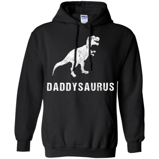 Dad T-shirt Daddysaurus Black