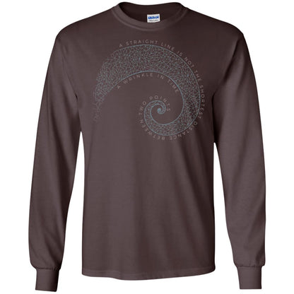 A Wrinkle In Time A Straight Line Movie Lover T-shirt Dark Chocolate