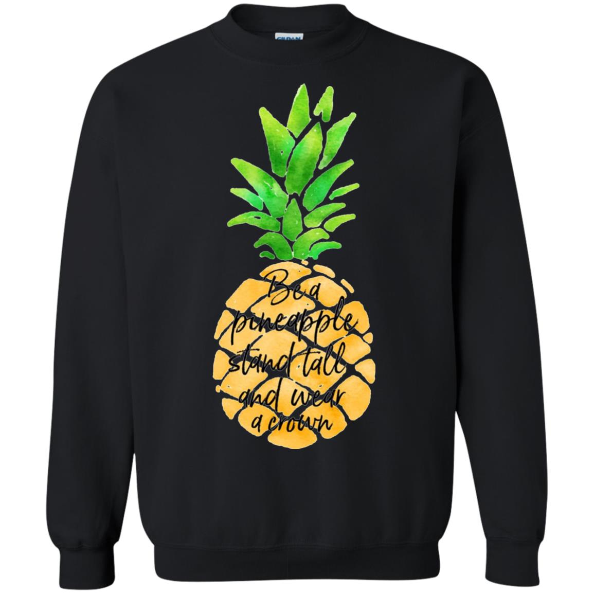 Funny Pineapple T-shirt Black