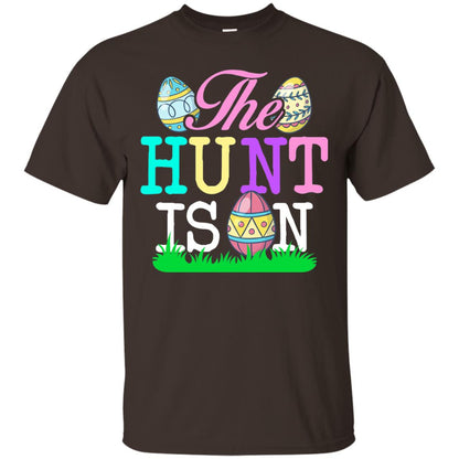 Easter Shirt The Hunt Is On Dark Chocolate