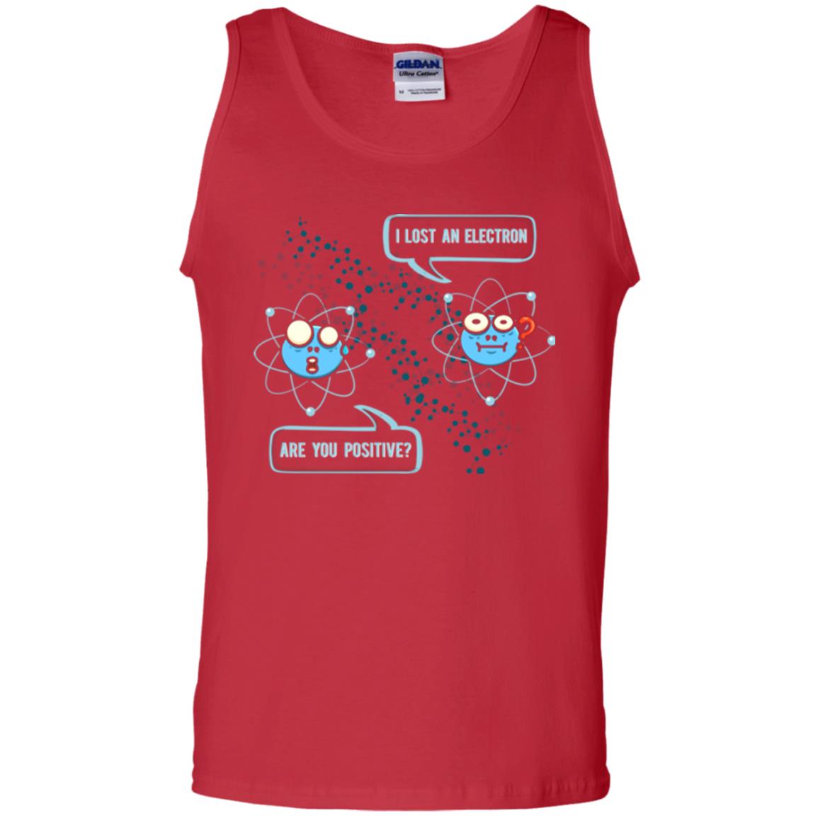Chemistry Lover T-shirt I Lost An Electron Are You Positive Red