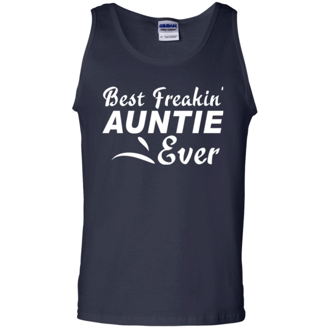 Aunt T-shirt Best Freakin' Auntie Ever Navy