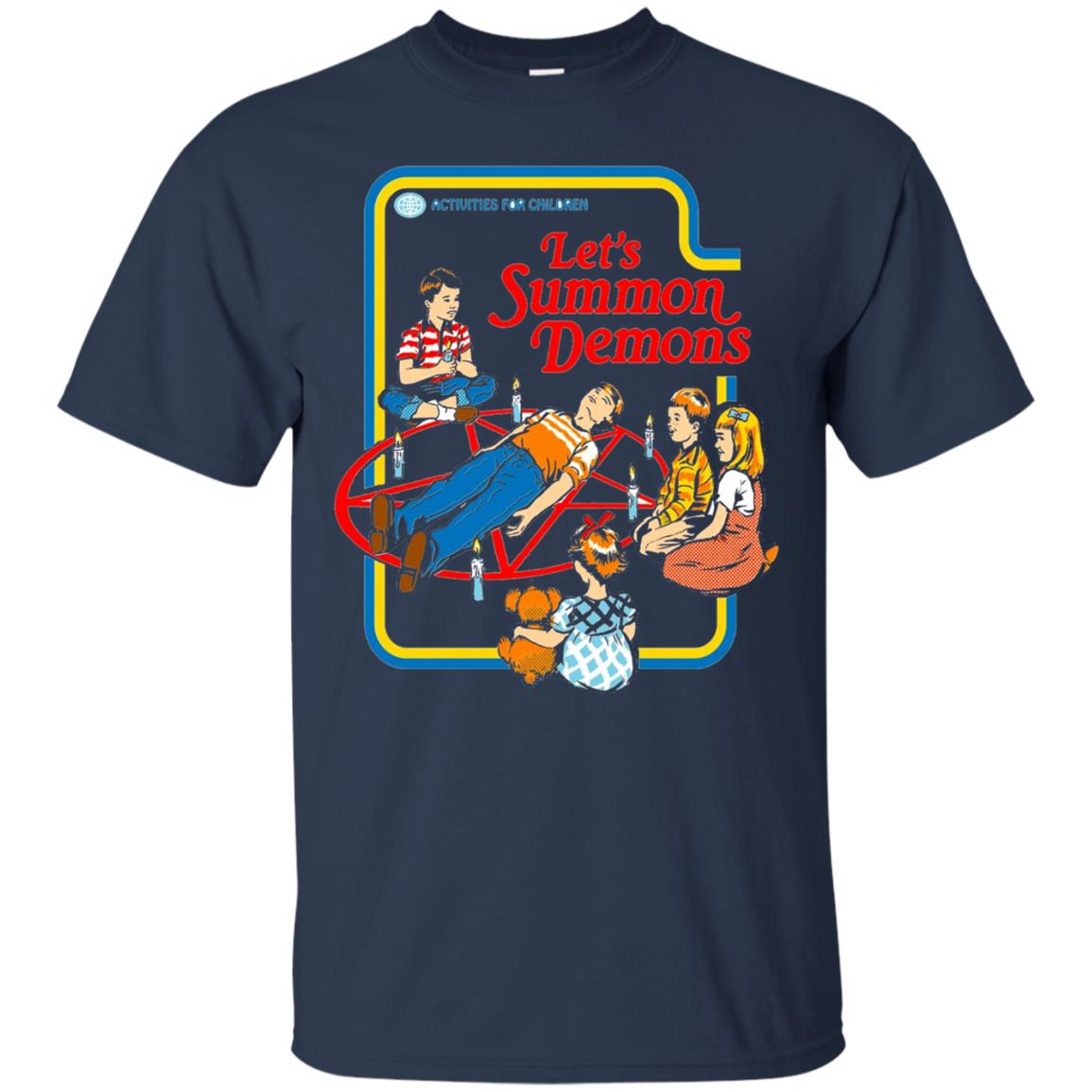 Lets Summon Demons Shirt Navy
