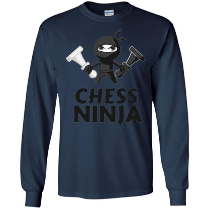 Funny Chess Ninja T-shirt Navy