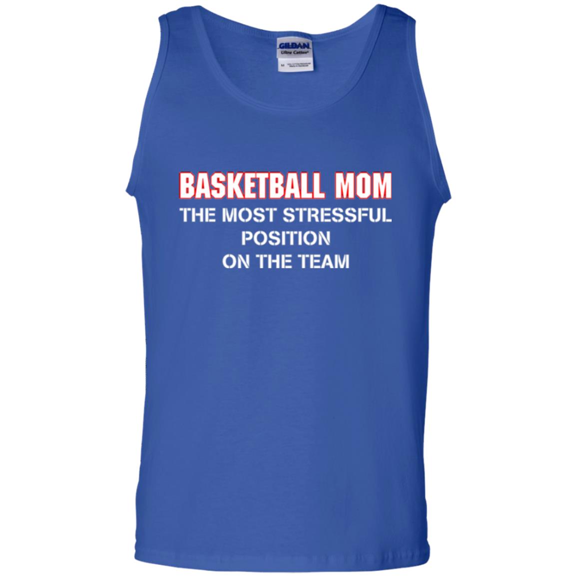 Basketball Lover T-shirt The Most Stressful Position Position On The Team Royal
