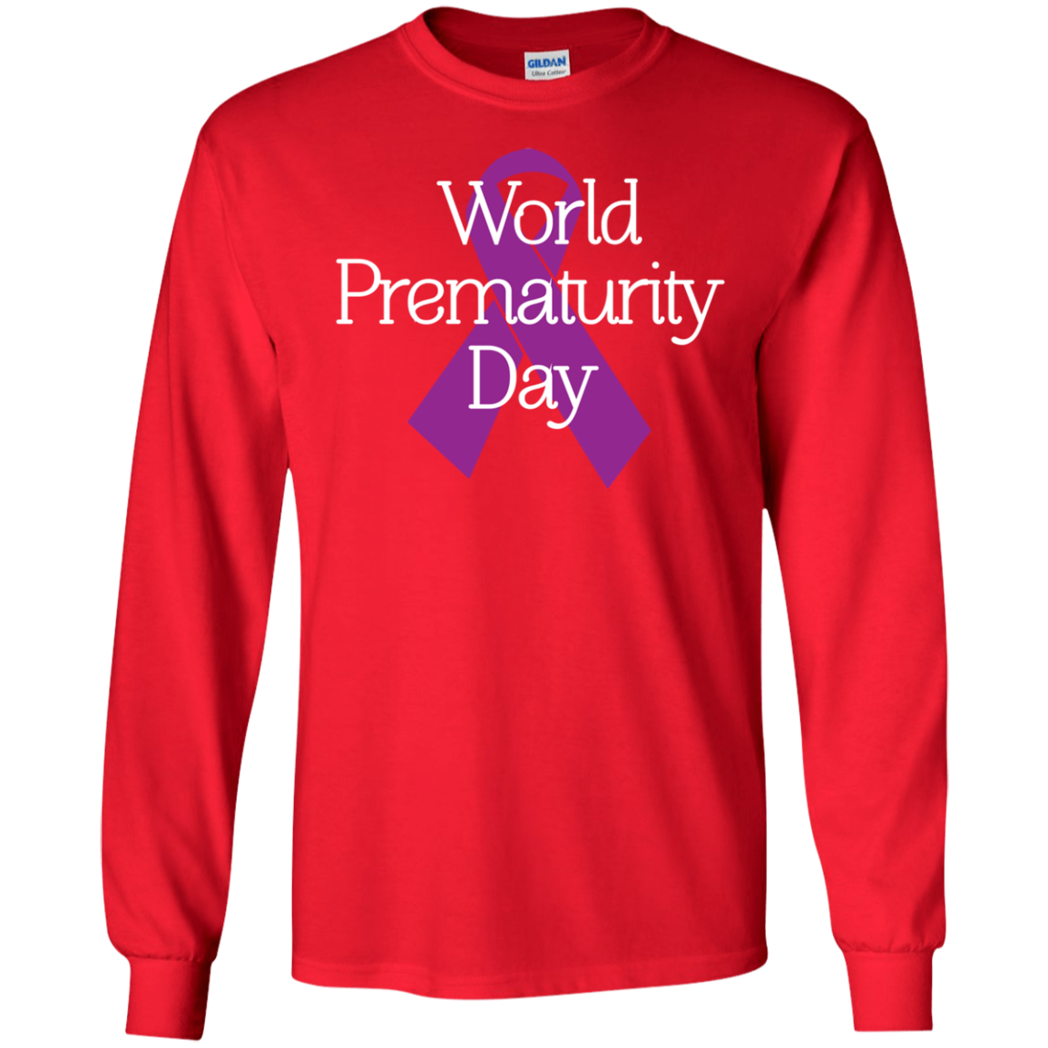 Cancer Awareness T-shirt World Prematurity Day T-shirt Red