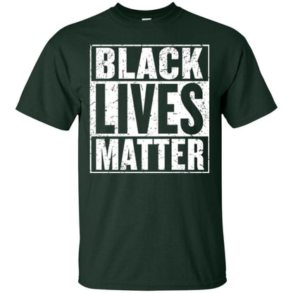 Black Pride African American Gift T-shirt Black Lives Matter Forest Green