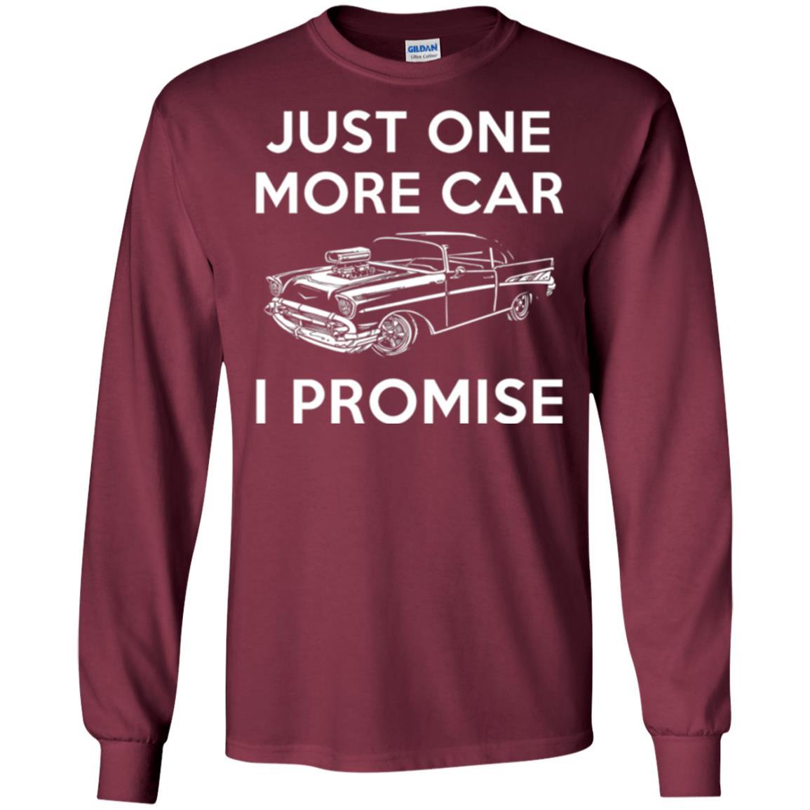 Car Lover T-shirt Just One More Car Maroon
