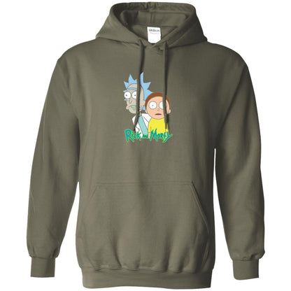 Film T-shirt Rick And Morty Stunned Military Green