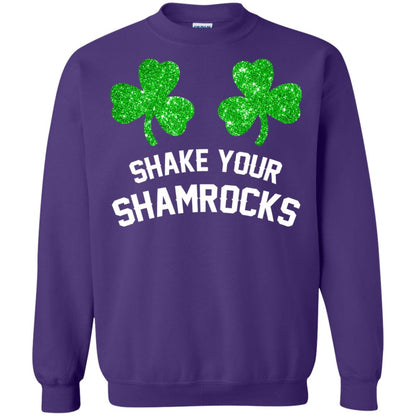 Shake Your Shamrocks St. Patrick_s Day T-shirt Purple