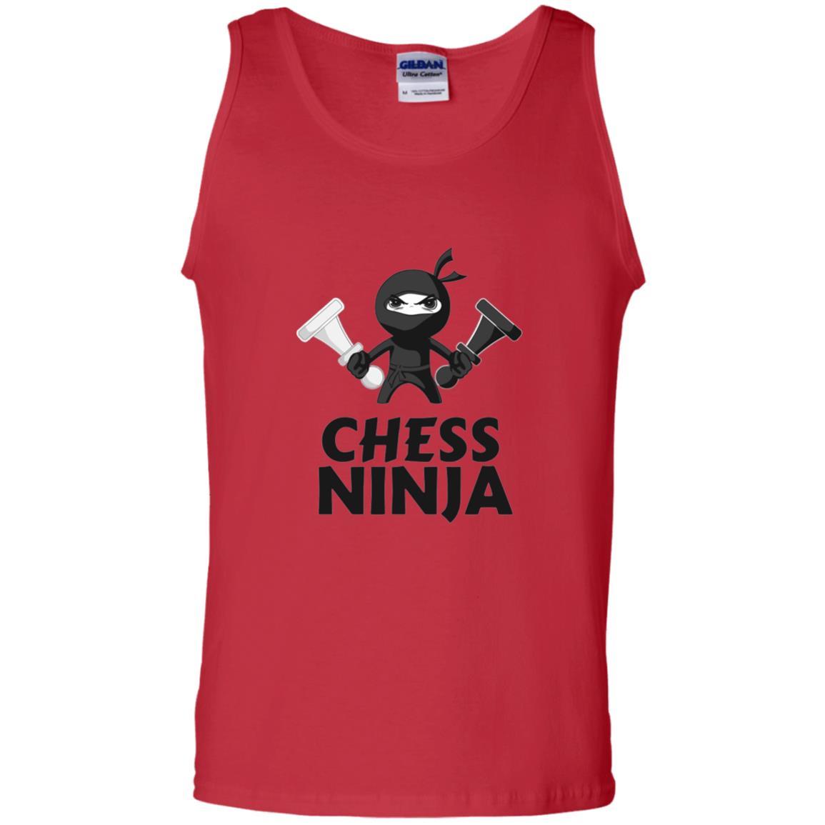 Funny Chess Ninja T-shirt Red