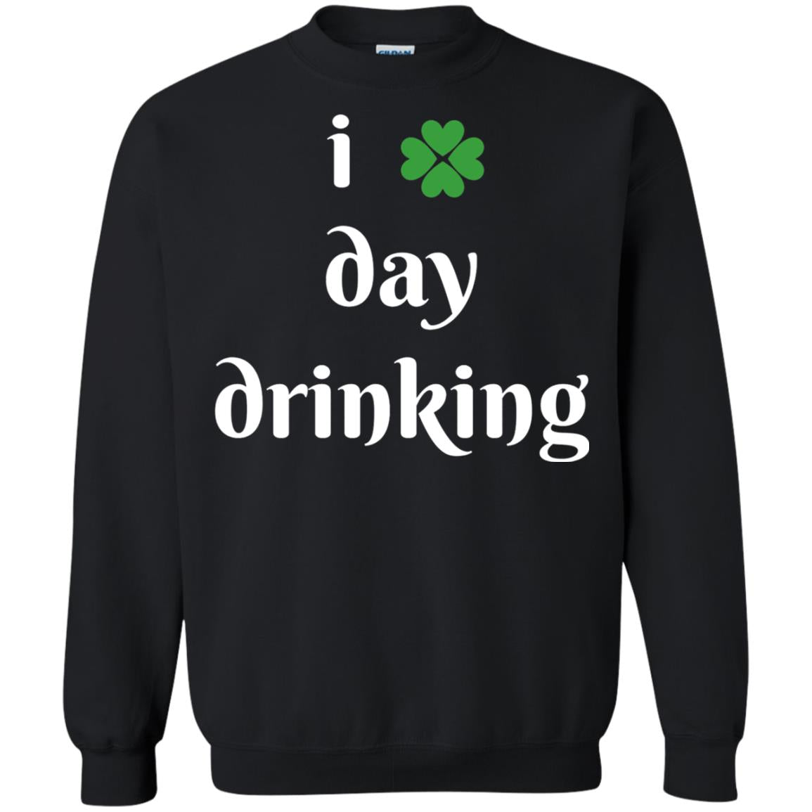 I Day Drinking Funny St Patricks Day T-shirt Black