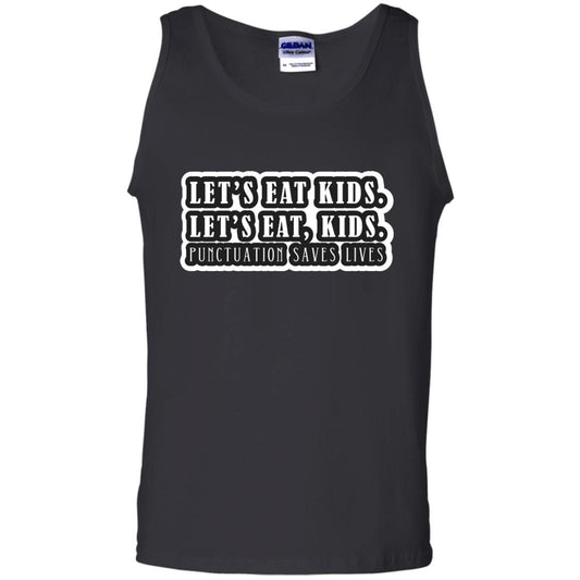 Lets Eat Kids Lets Eat, Kids Punctuation Save Lives Shirt Black